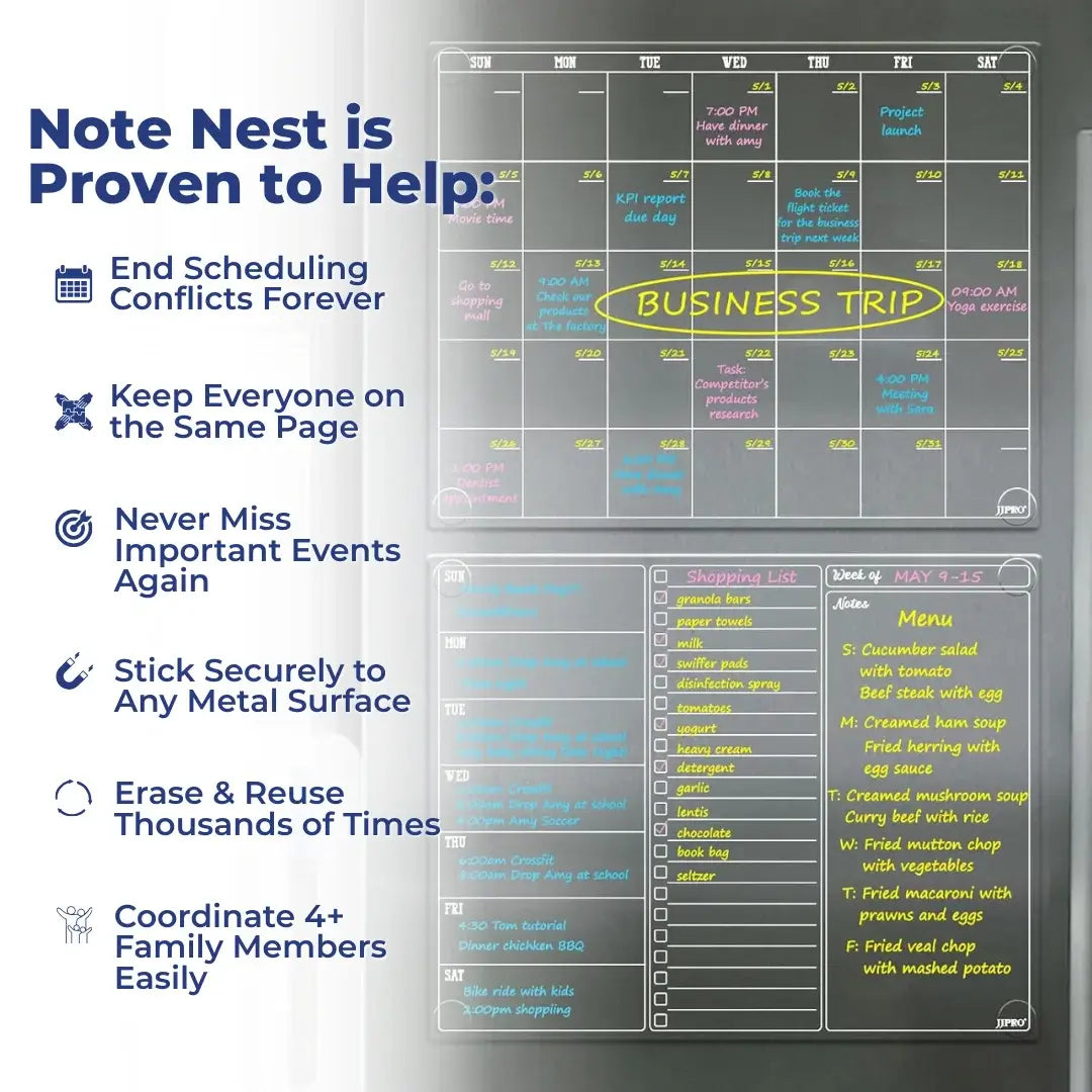The Magnetic Planning System That Ends Family Chaos in Just 5 Minutes