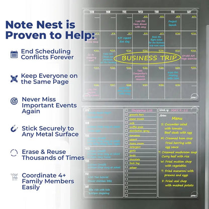 The Magnetic Planning System That Ends Family Chaos in Just 5 Minutes